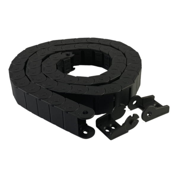 Drag Chain 20mm x 15mm x 1m With Semi Enclosed End Connectors