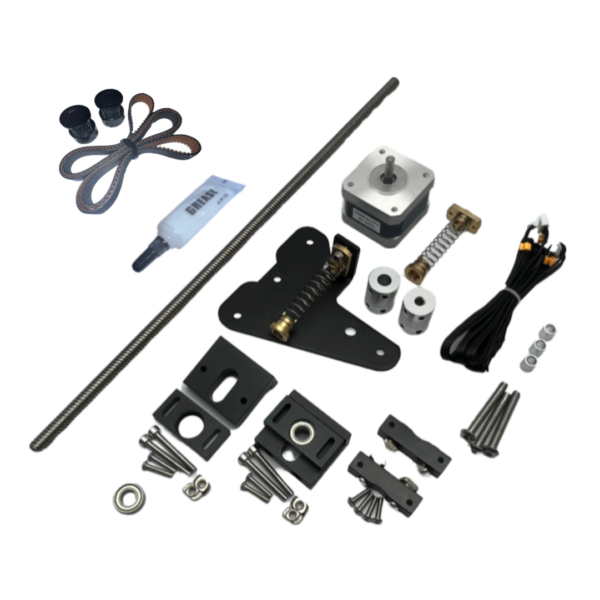 Creality Ender 3, 3 v2, Pro Dual Z Axis All Metal Conversion Timing Kit